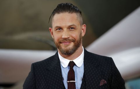 Tom Hardy caught on the camera.